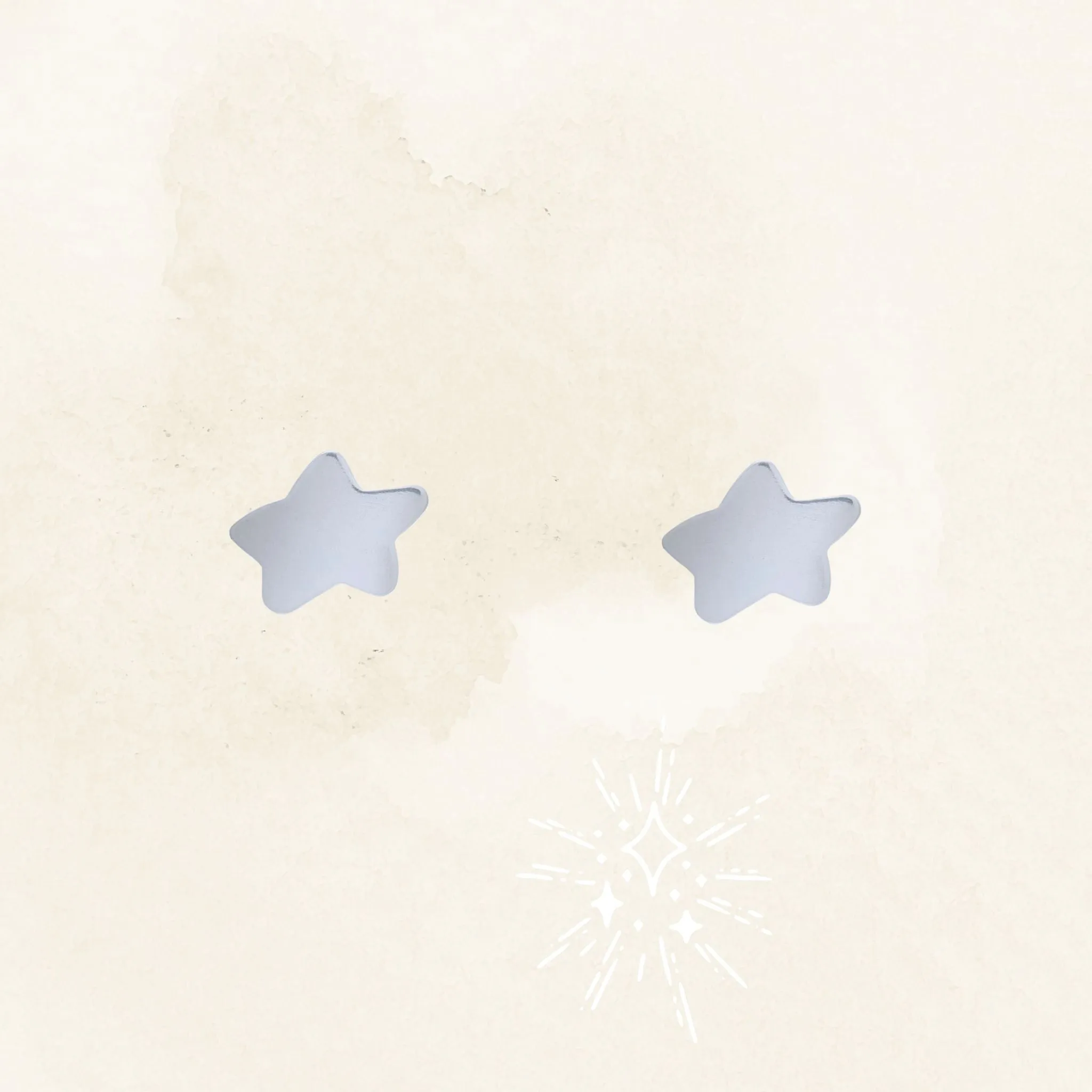Selene Silver Studs