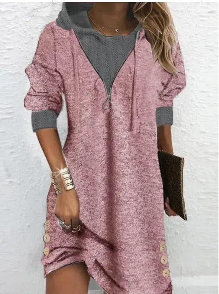 Silva - Hooded dress
