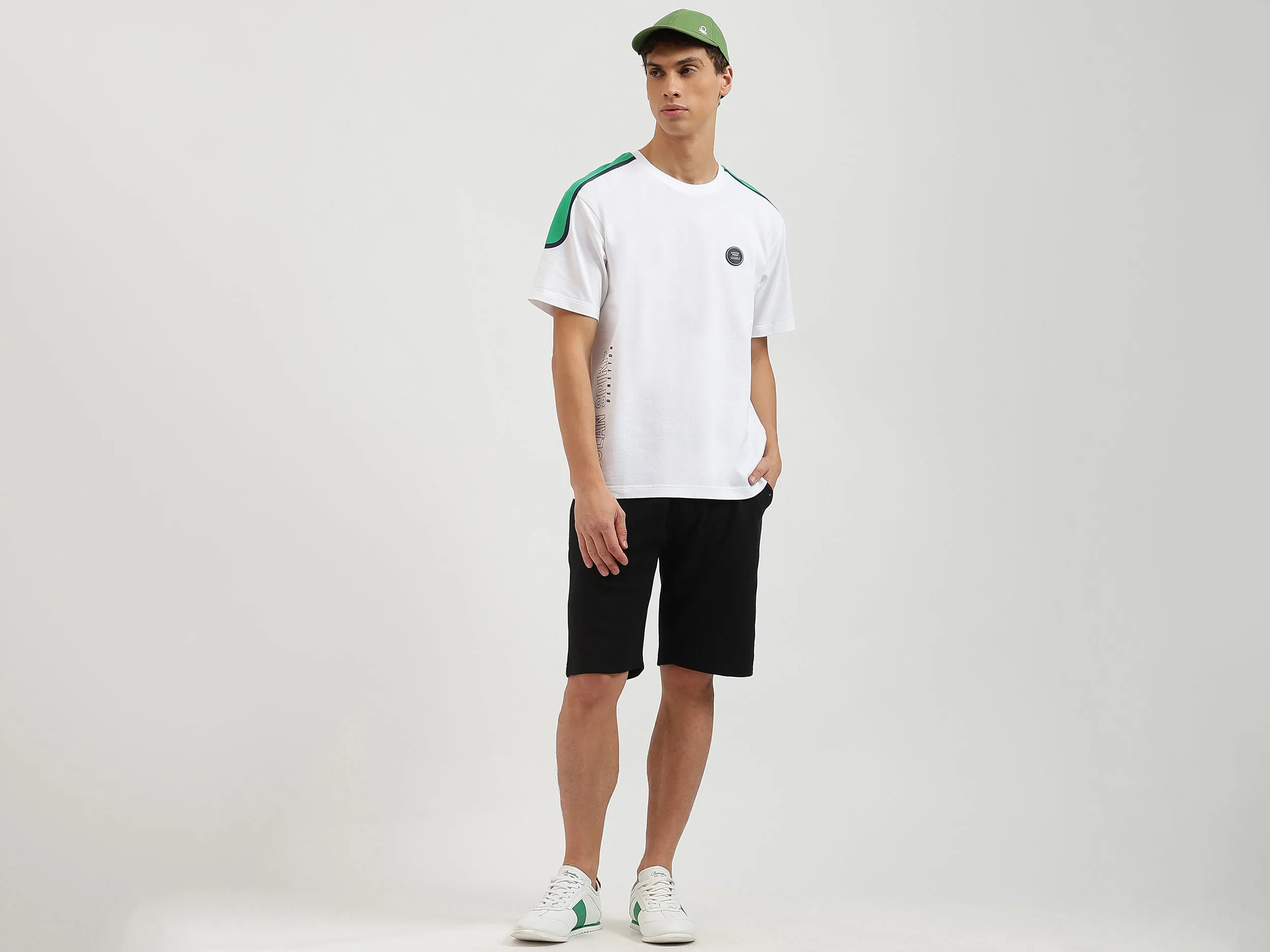 Solid Regular Fit Bermuda Shorts