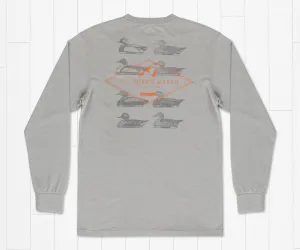 southern marsh Sea Wash Long Sleeve- Decoy Stamp