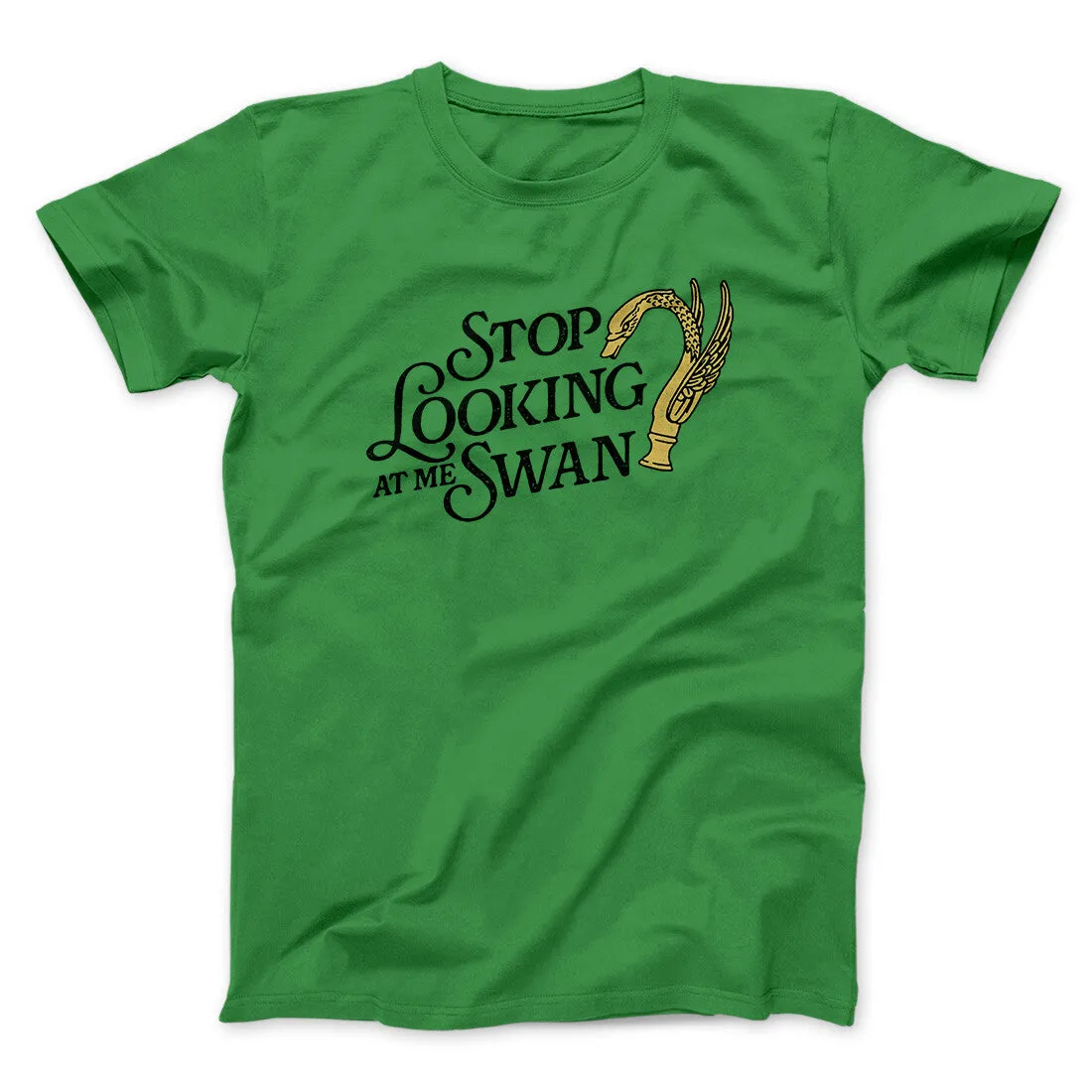 Stop Looking At Me Swan Men/Unisex T-Shirt