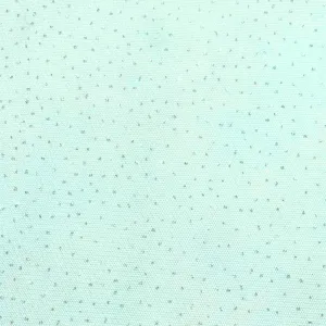 Stretch Tulle Glitter Aqua