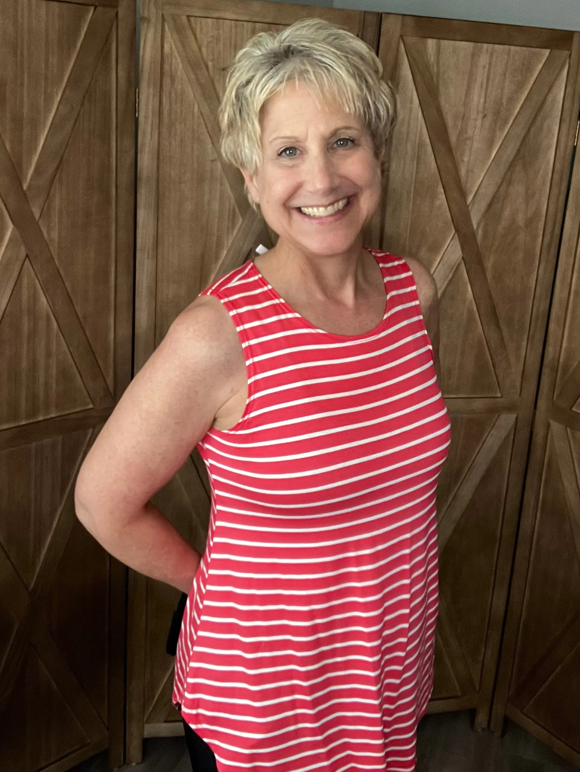 Striped Casual Tank Top