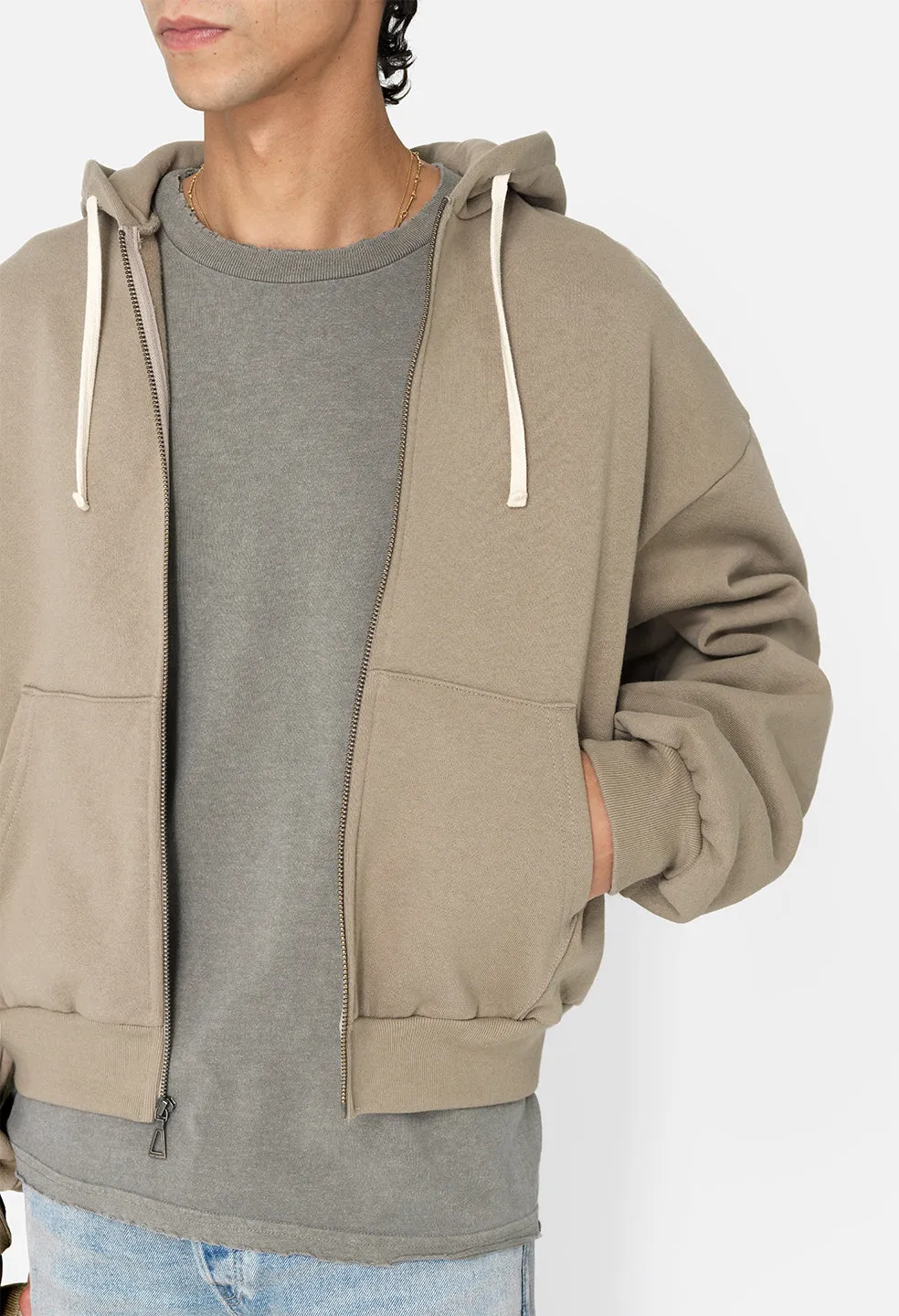 Studio Fleece Bogota Full Zip / Dove