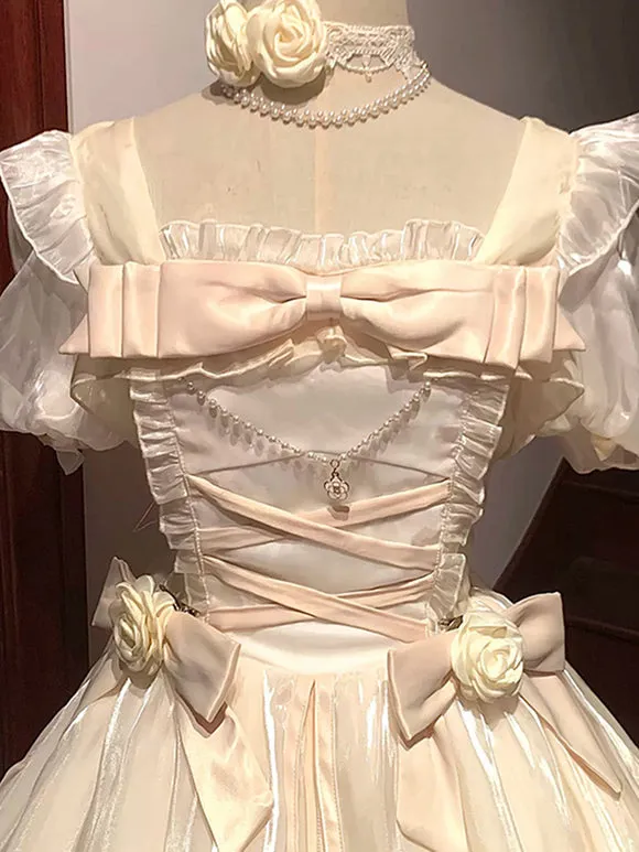 Sweet Lolita Dress Short Sleeves Sweet Fairytale Lolita Dress