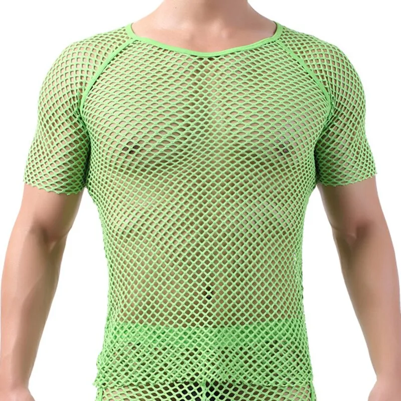 T-Shirt en Filet Années 80