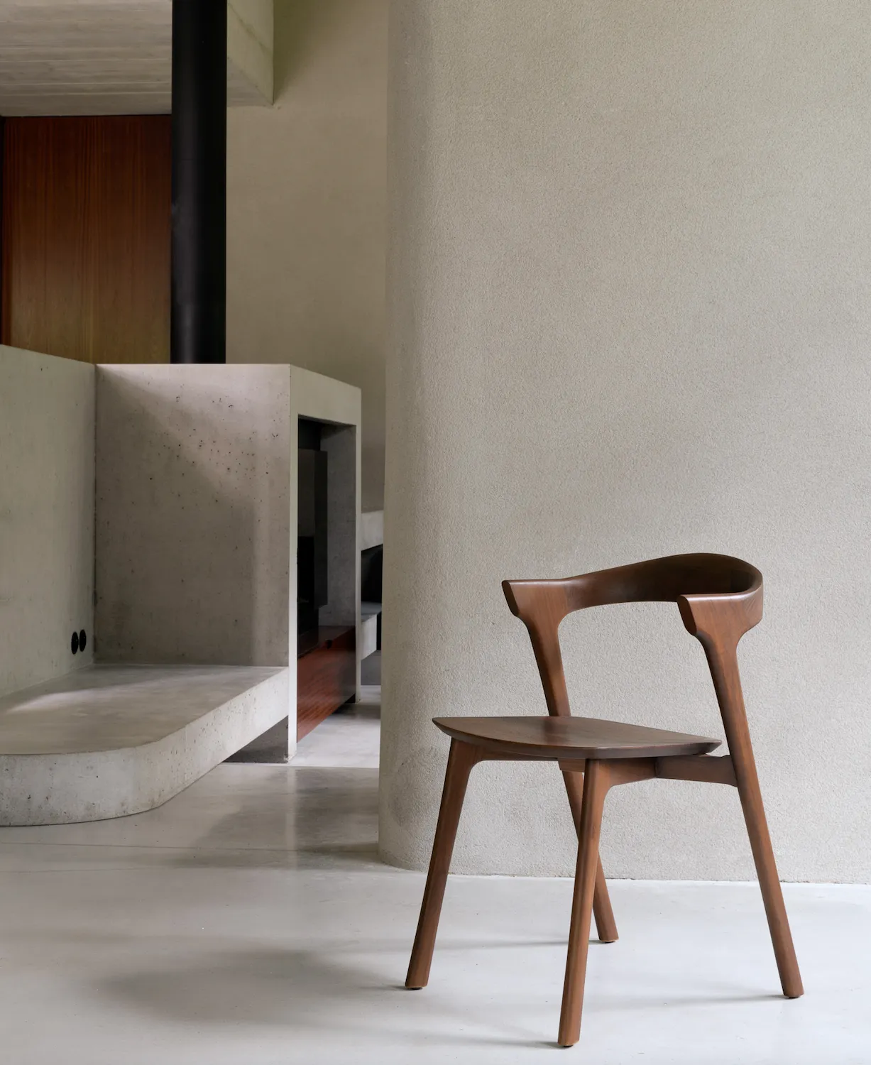 Teak Bok Dining Chair - Varnished