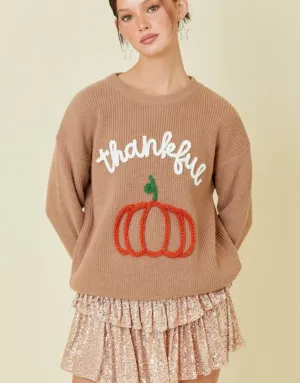 Thankful Pumpkin Sweater