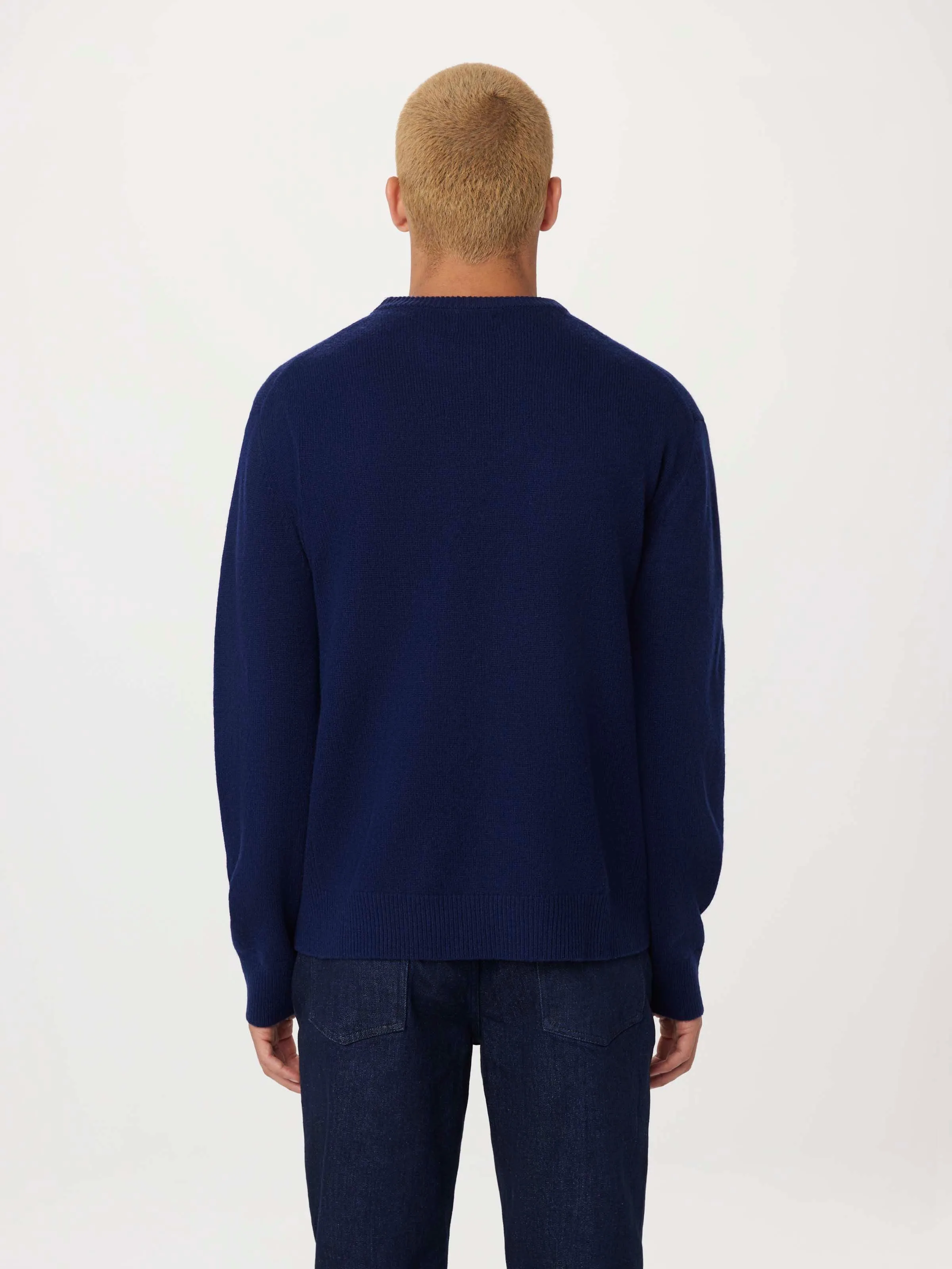 The Lambswool Sweater in Royal blue