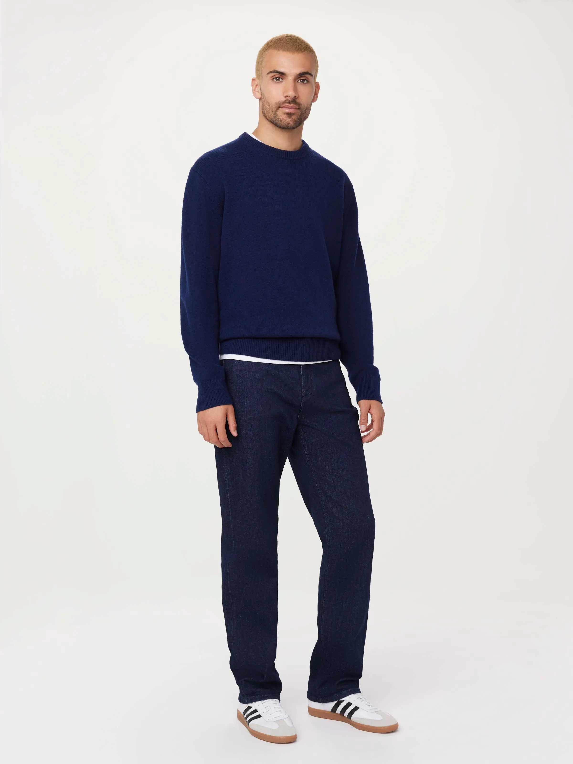 The Lambswool Sweater in Royal blue