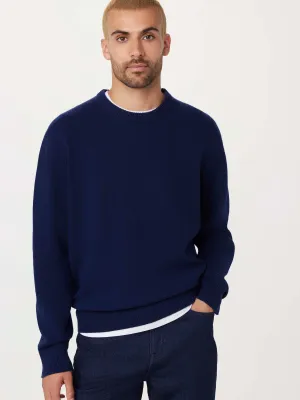 The Lambswool Sweater in Royal blue
