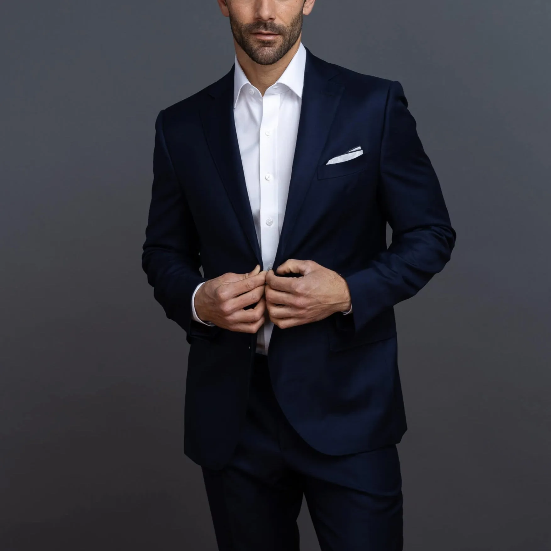 The White Sutton Twill Custom Shirt