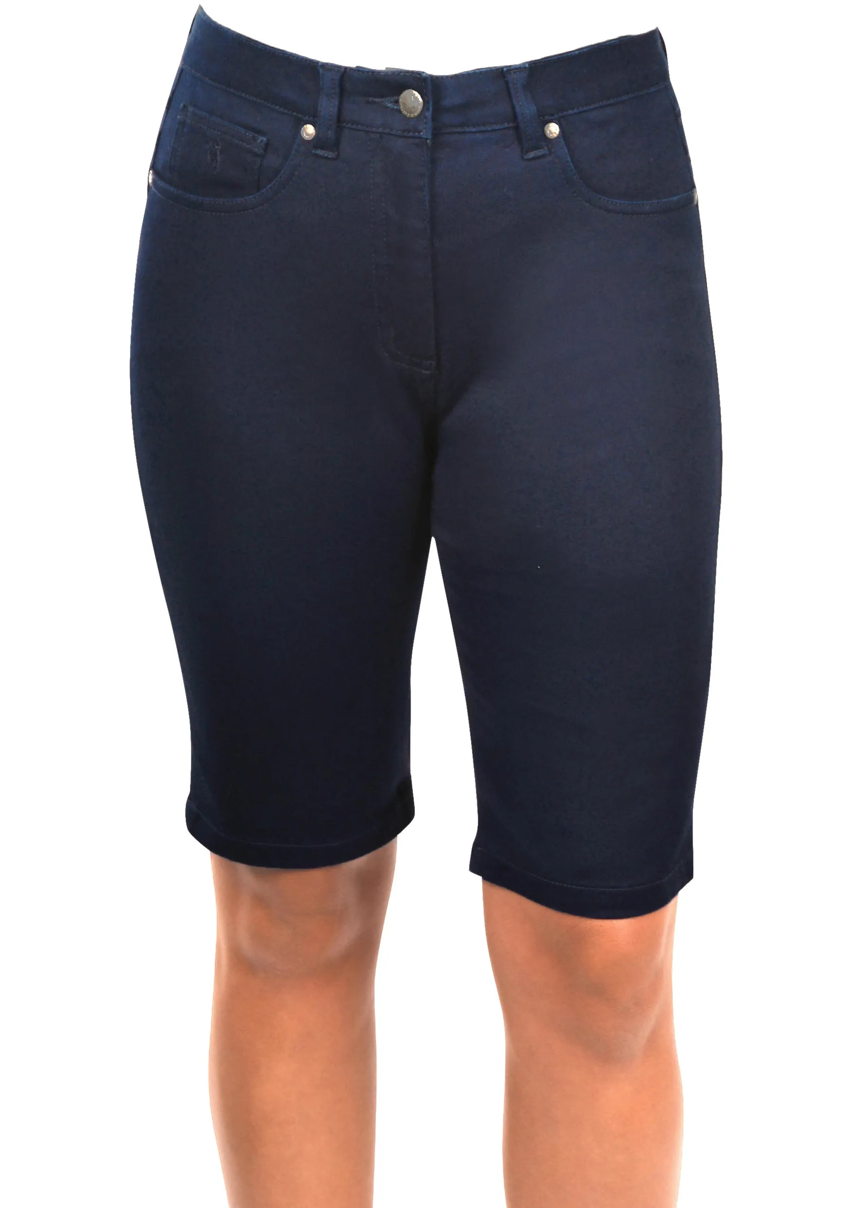 Thomas Cook Women's Suzie Slimmer Leg Wonder Jean Shorts - Avoca Wash