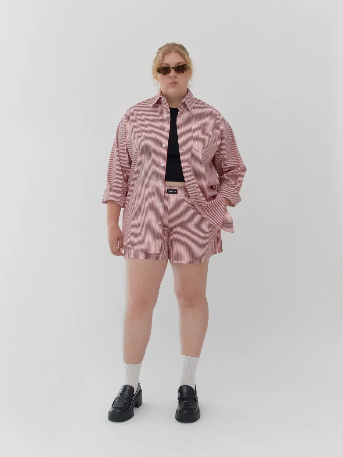 Three-Pocket Boxers Red Stripe