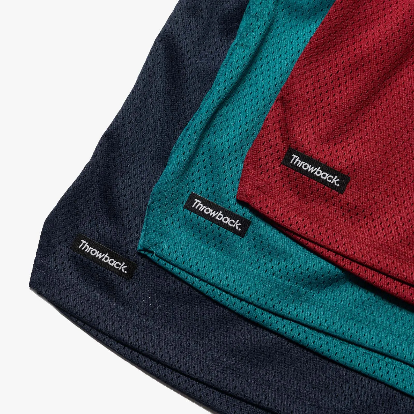 Throwback Icon Mesh Shorts - Ocean Teal