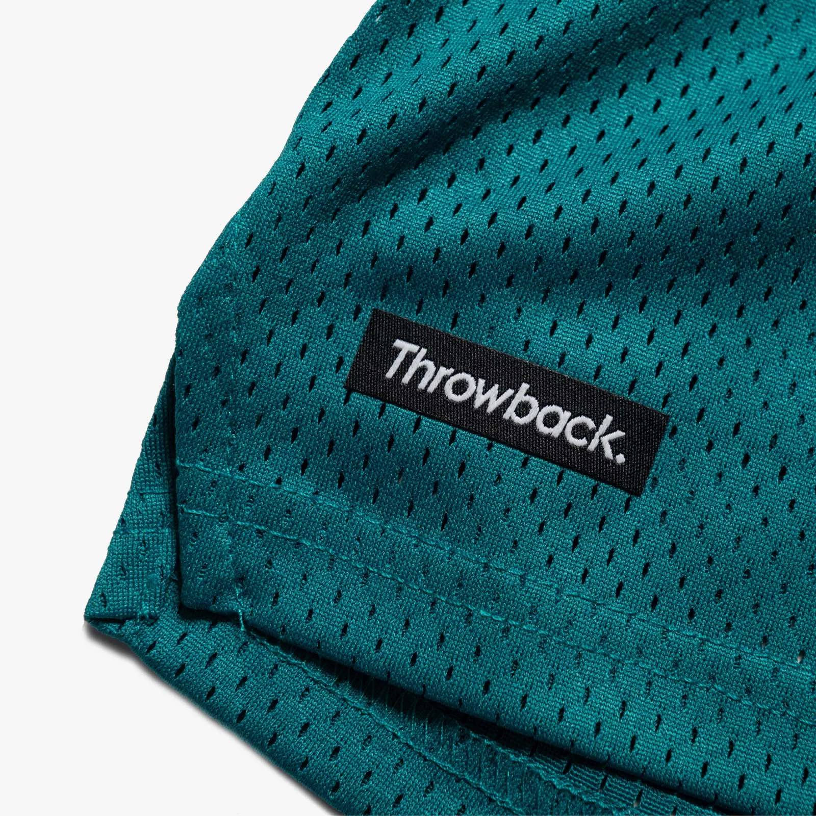Throwback Icon Mesh Shorts - Ocean Teal