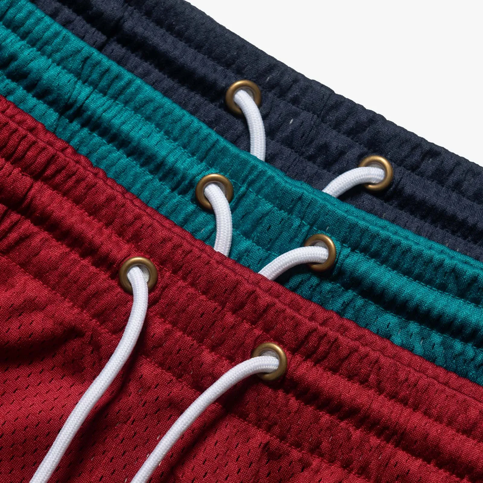 Throwback Icon Mesh Shorts - Ocean Teal