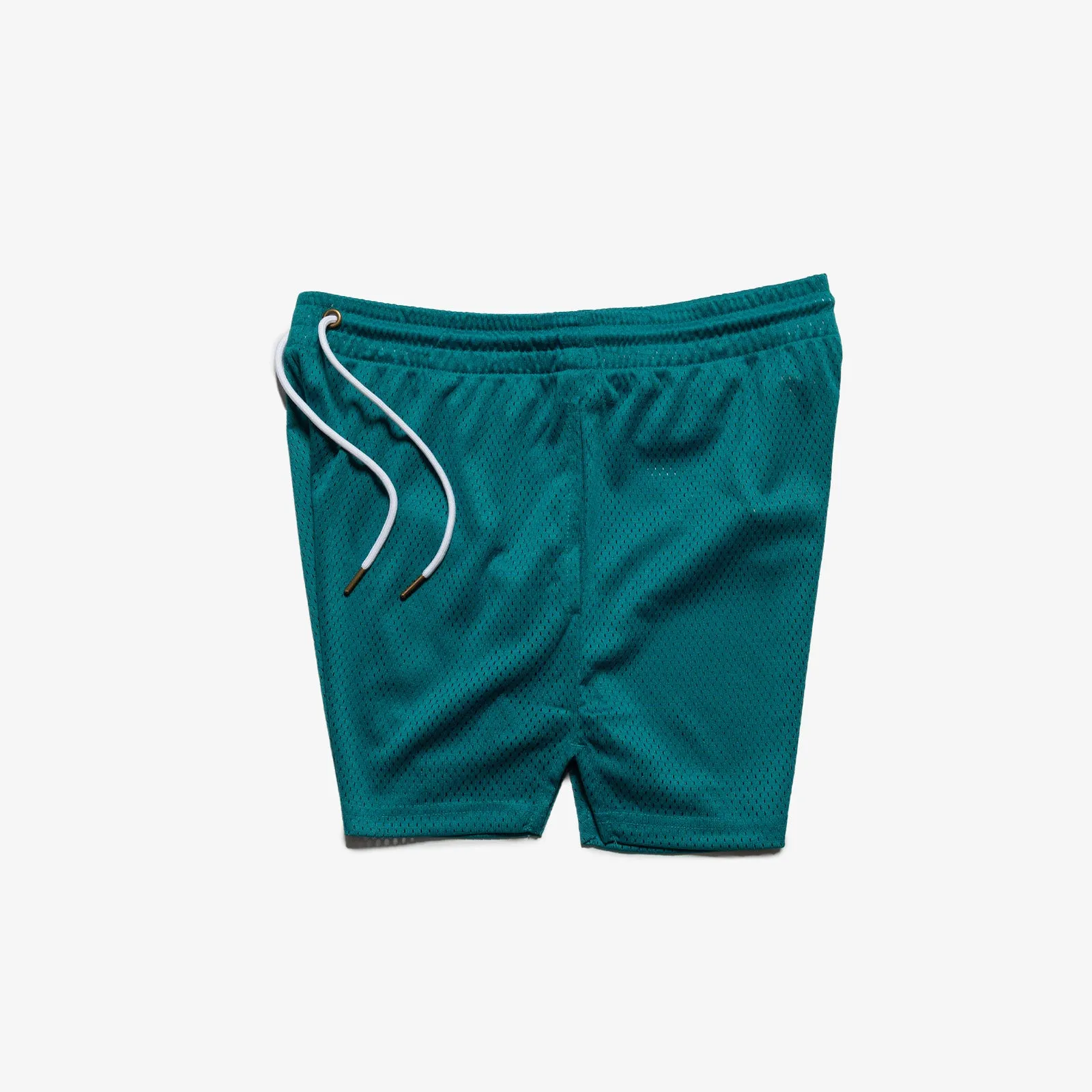 Throwback Icon Mesh Shorts - Ocean Teal