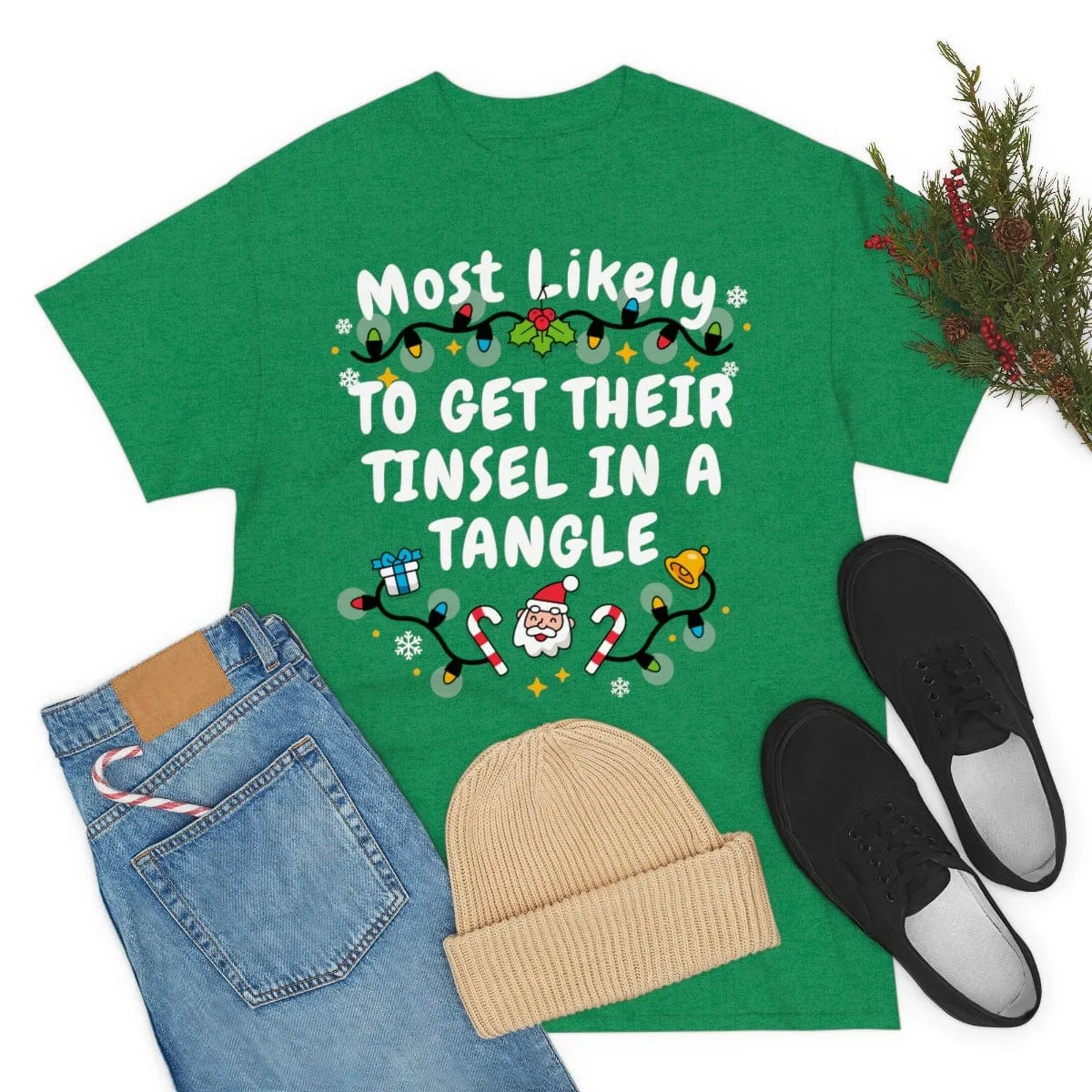 TO GET THEIR TINSEL IN A TANGLE