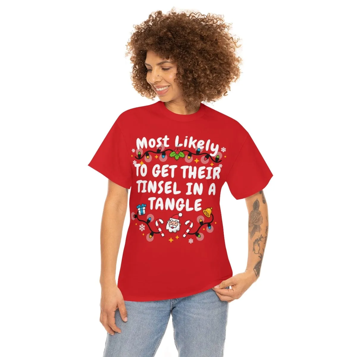 TO GET THEIR TINSEL IN A TANGLE