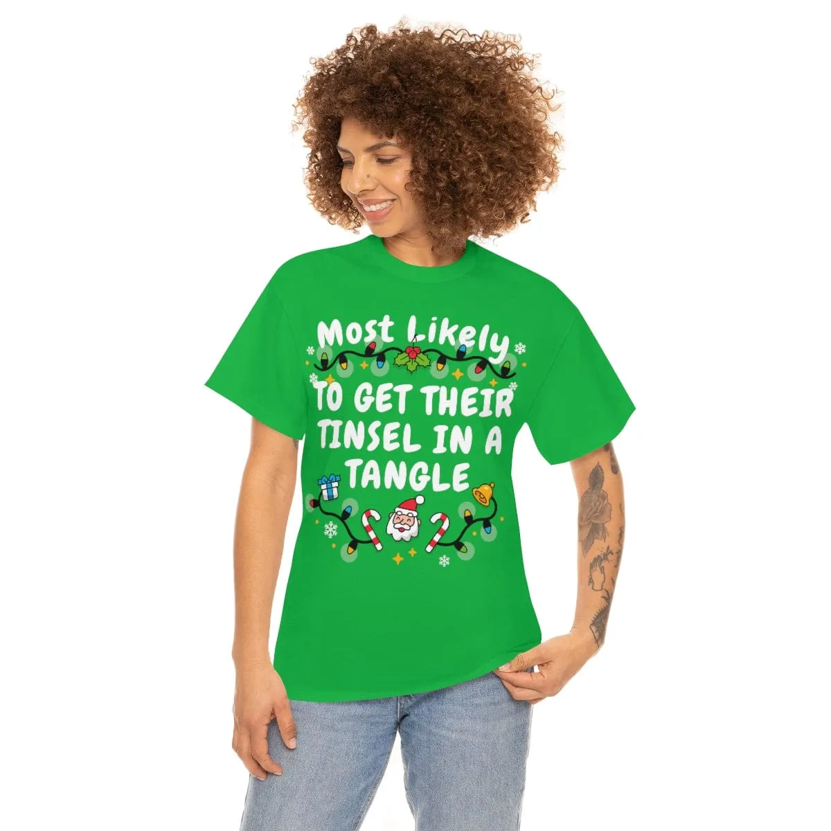 TO GET THEIR TINSEL IN A TANGLE