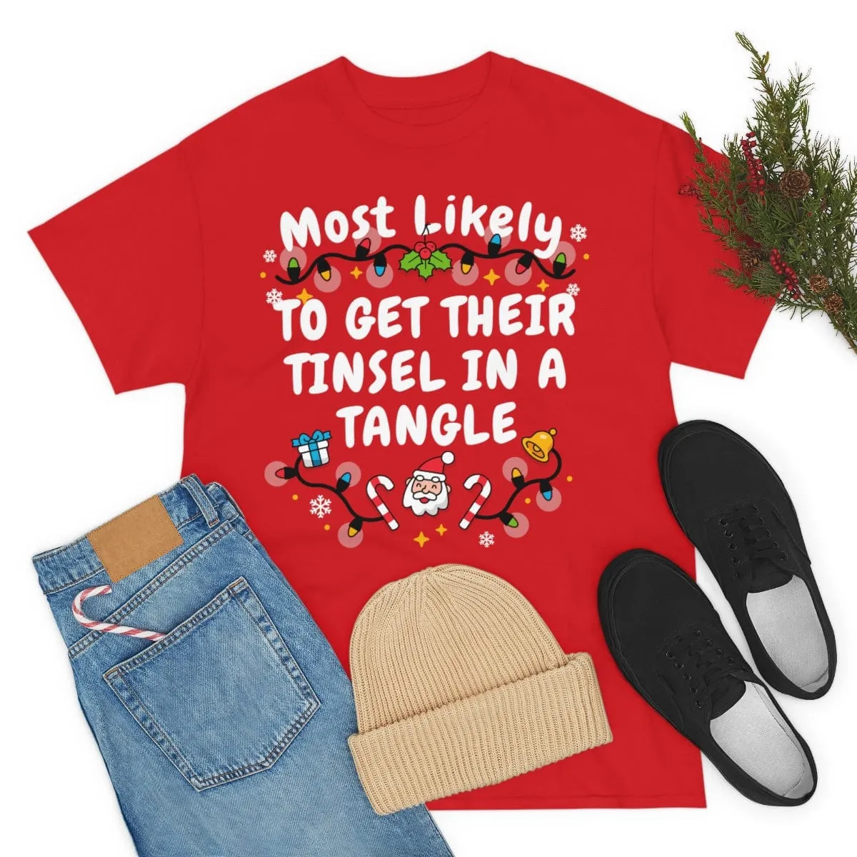 TO GET THEIR TINSEL IN A TANGLE