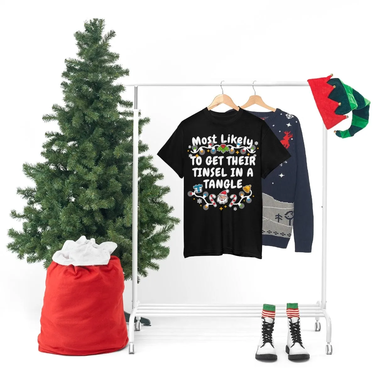 TO GET THEIR TINSEL IN A TANGLE