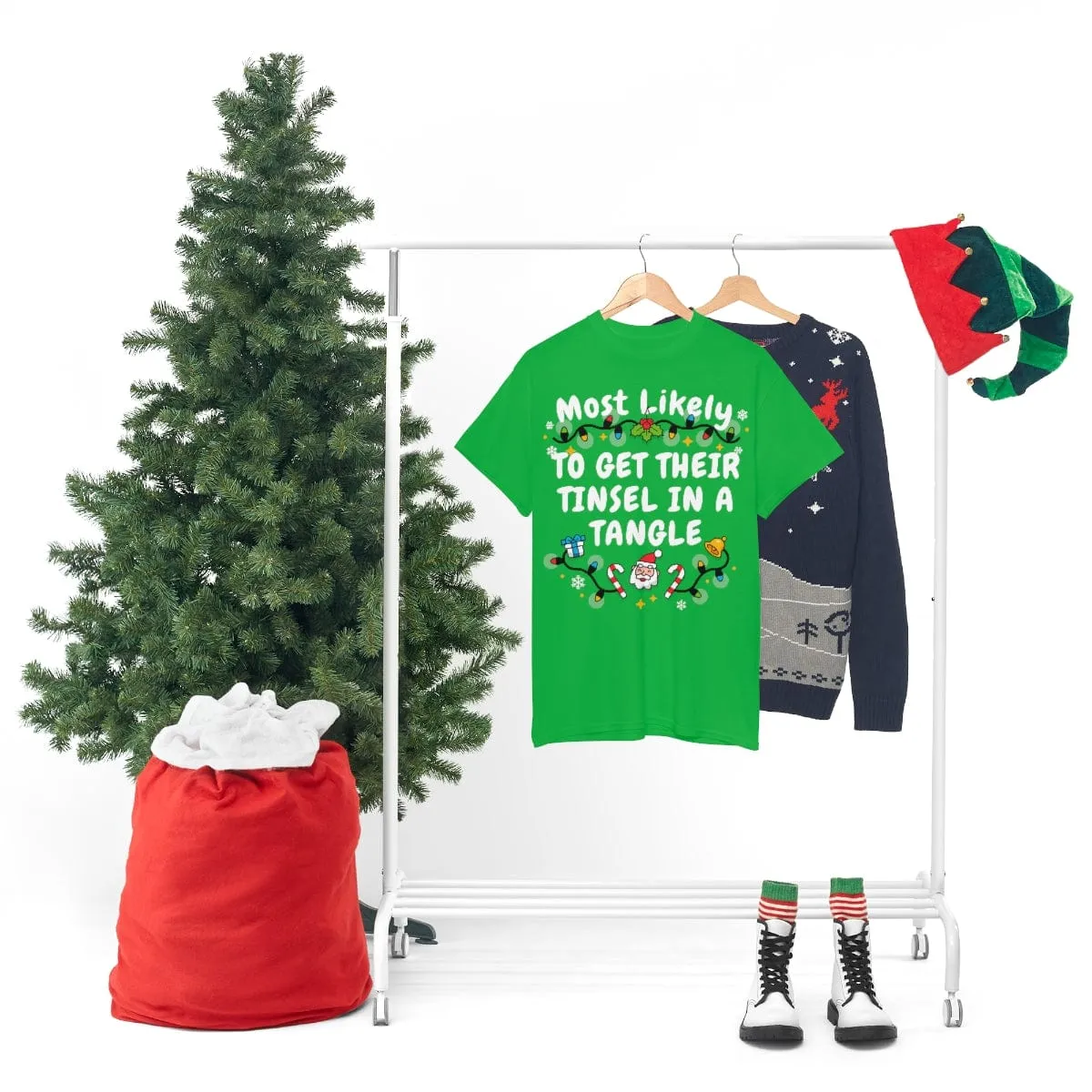 TO GET THEIR TINSEL IN A TANGLE