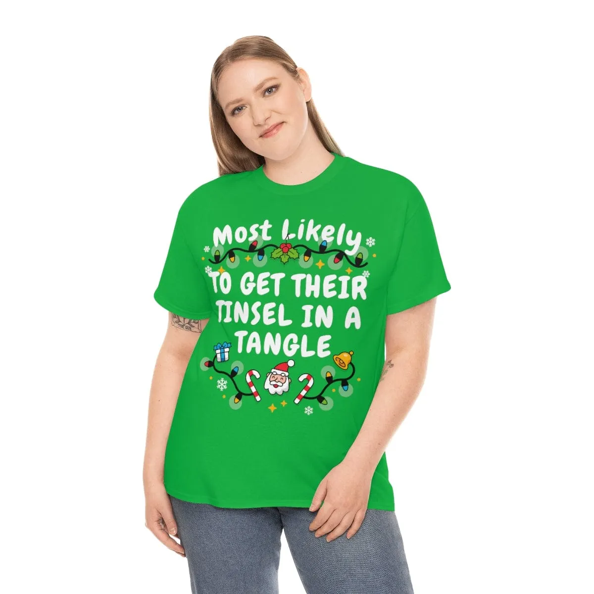 TO GET THEIR TINSEL IN A TANGLE