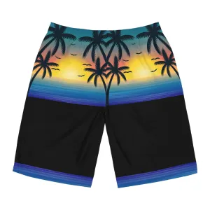 Tropical Sunset Men's Board Shorts