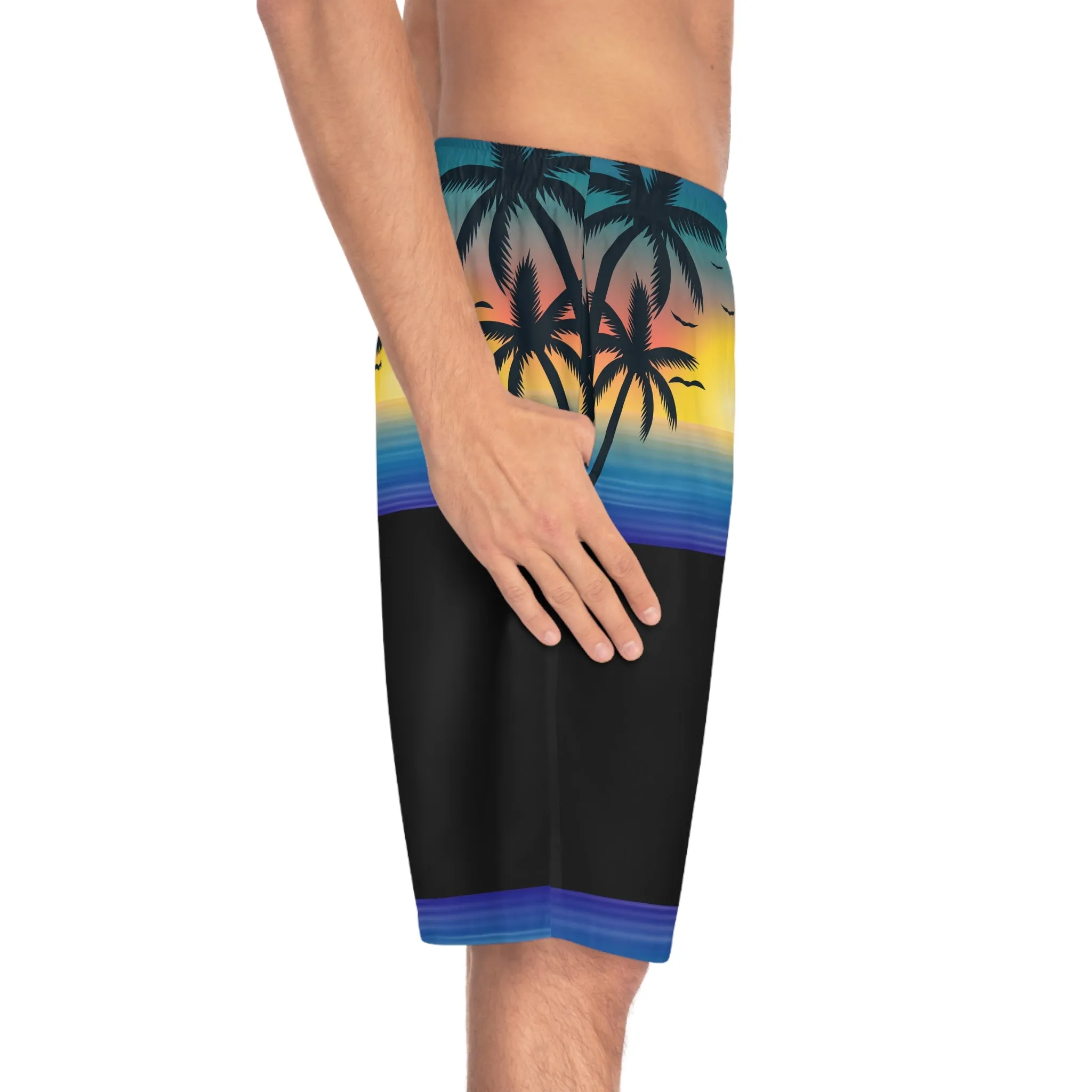 Tropical Sunset Men's Board Shorts