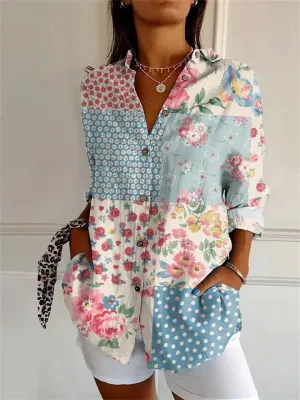 Vera | Print Blouse