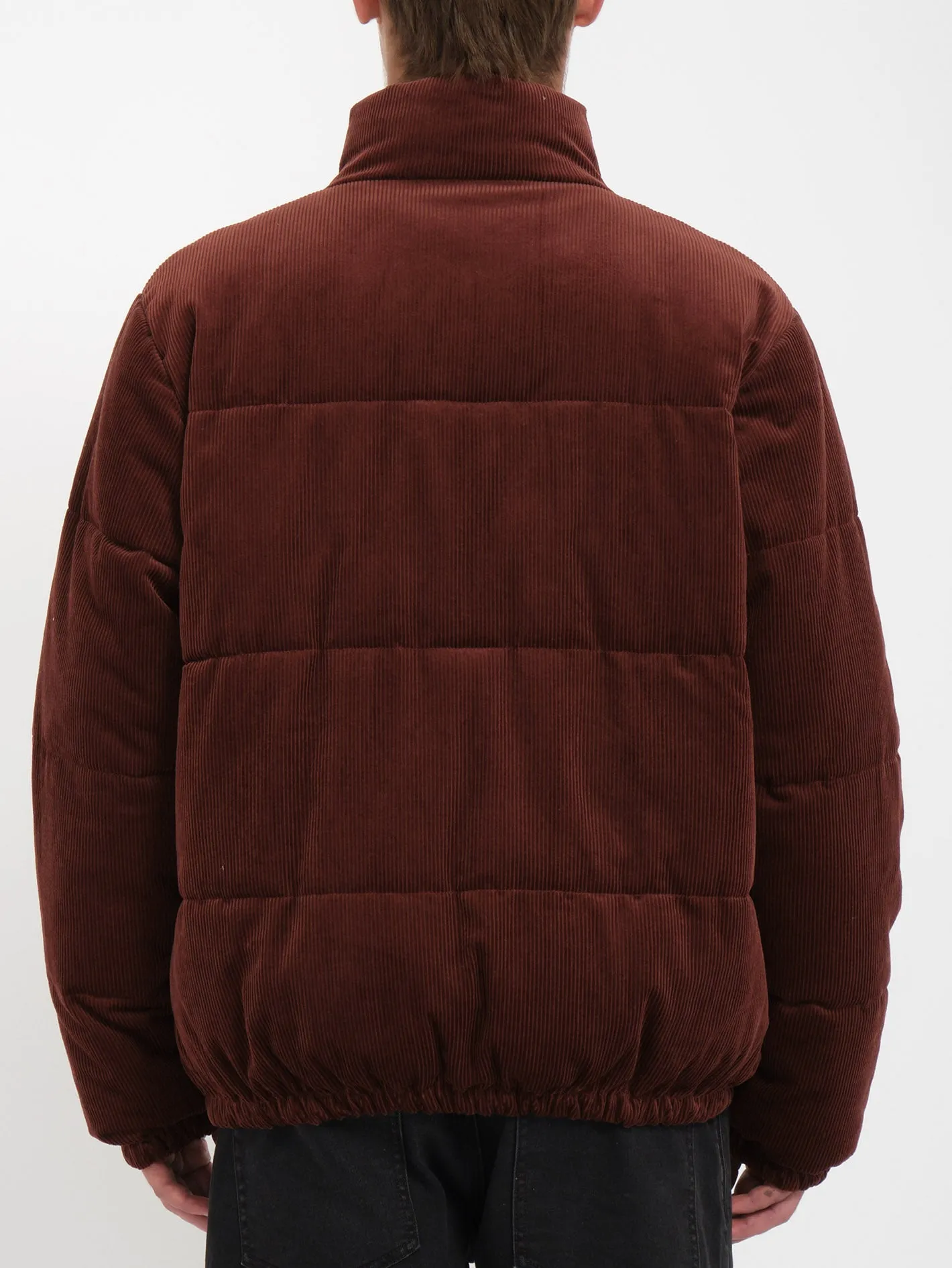 Veste Doudoune Côtelée Walltz (Réversible) - BITTER CHOCOLATE