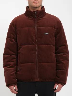 Veste Doudoune Côtelée Walltz (Réversible) - BITTER CHOCOLATE