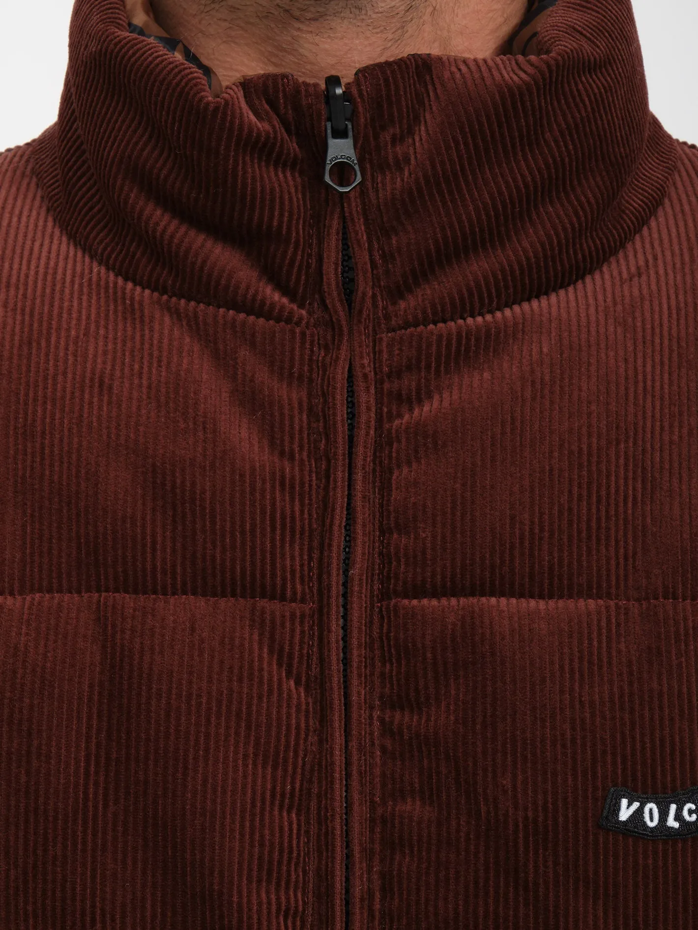 Veste Doudoune Côtelée Walltz (Réversible) - BITTER CHOCOLATE