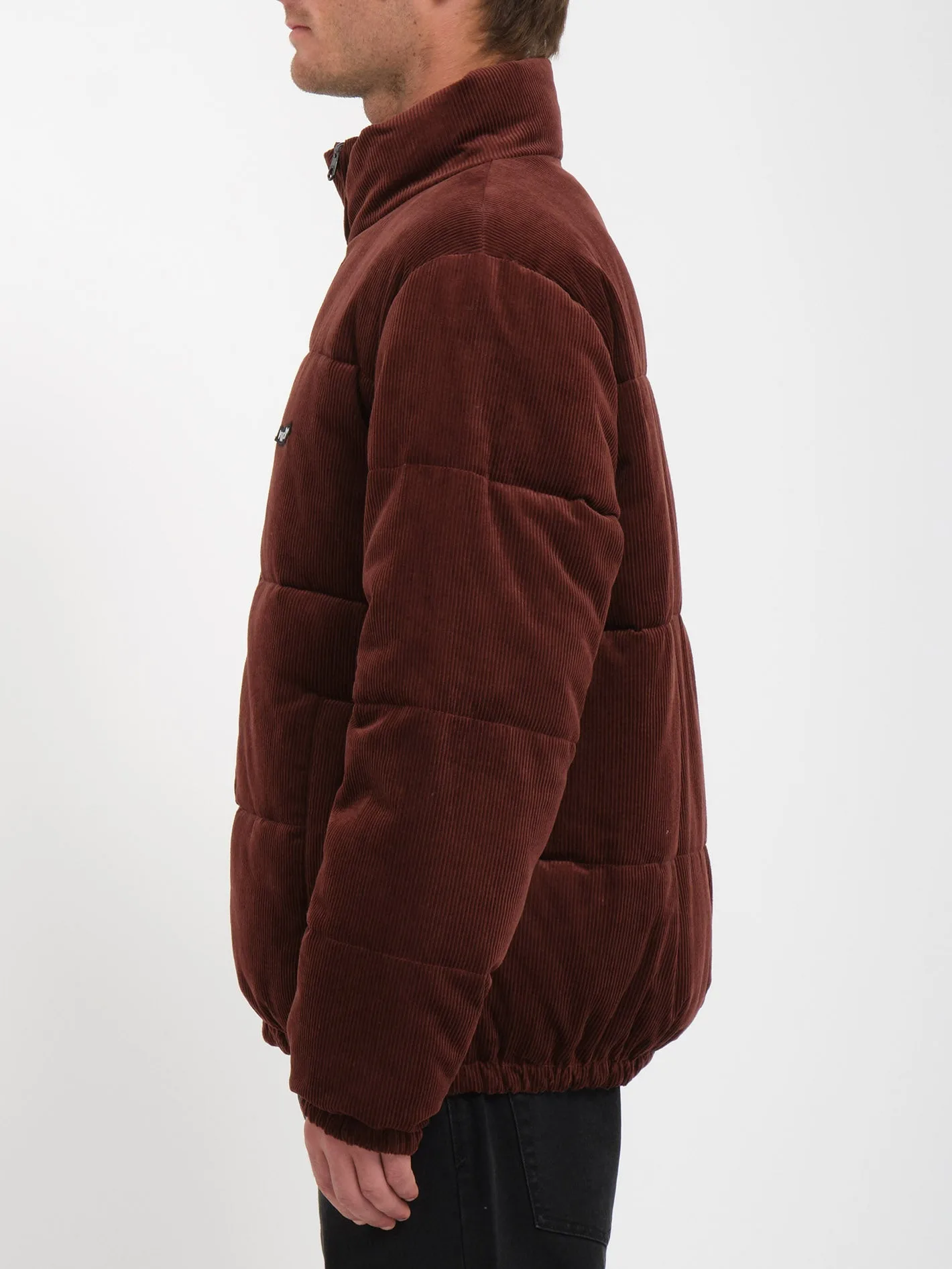 Veste Doudoune Côtelée Walltz (Réversible) - BITTER CHOCOLATE
