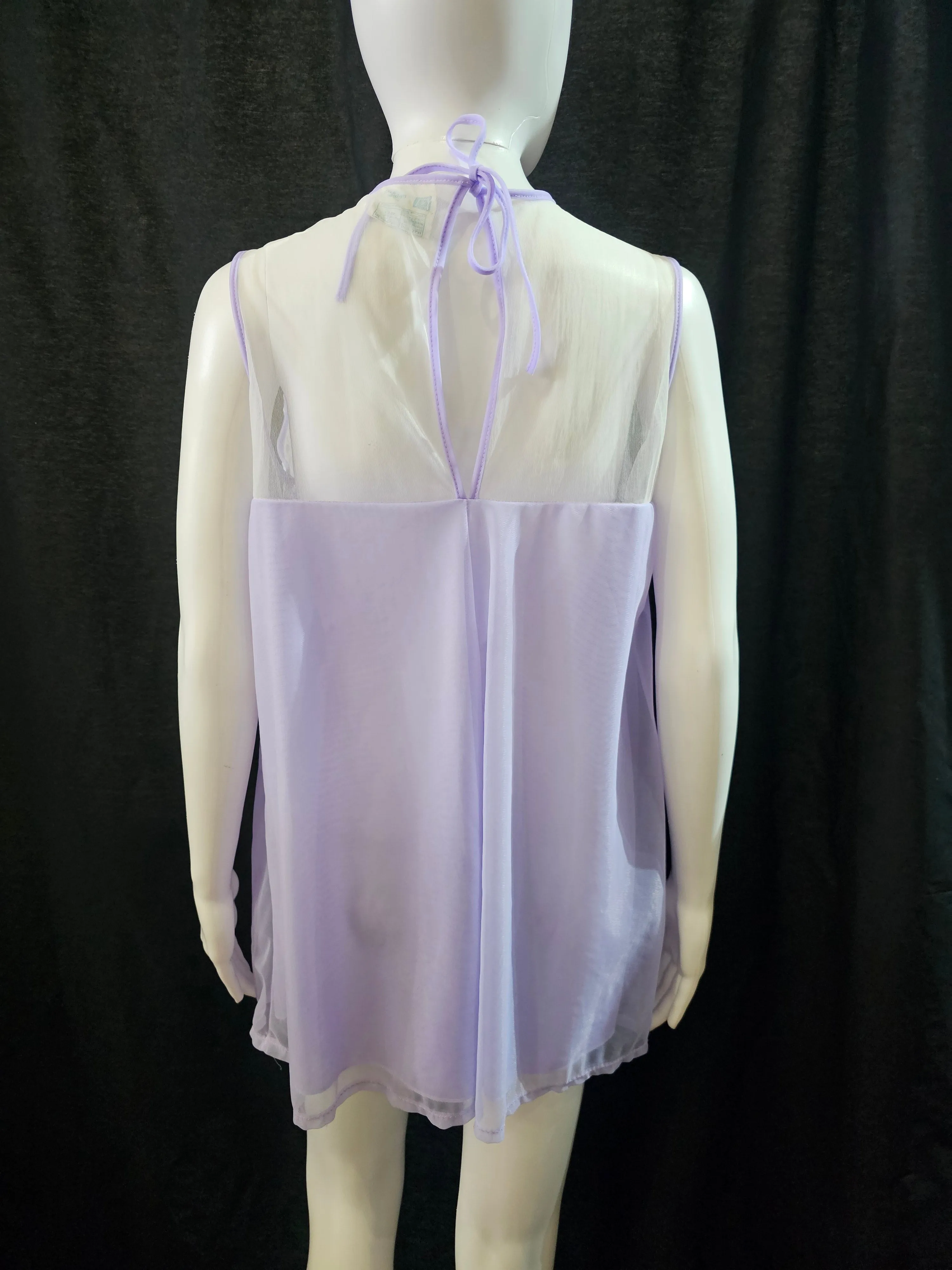 Vintage 1960s pastel purple babydoll by Dorothy Perkins