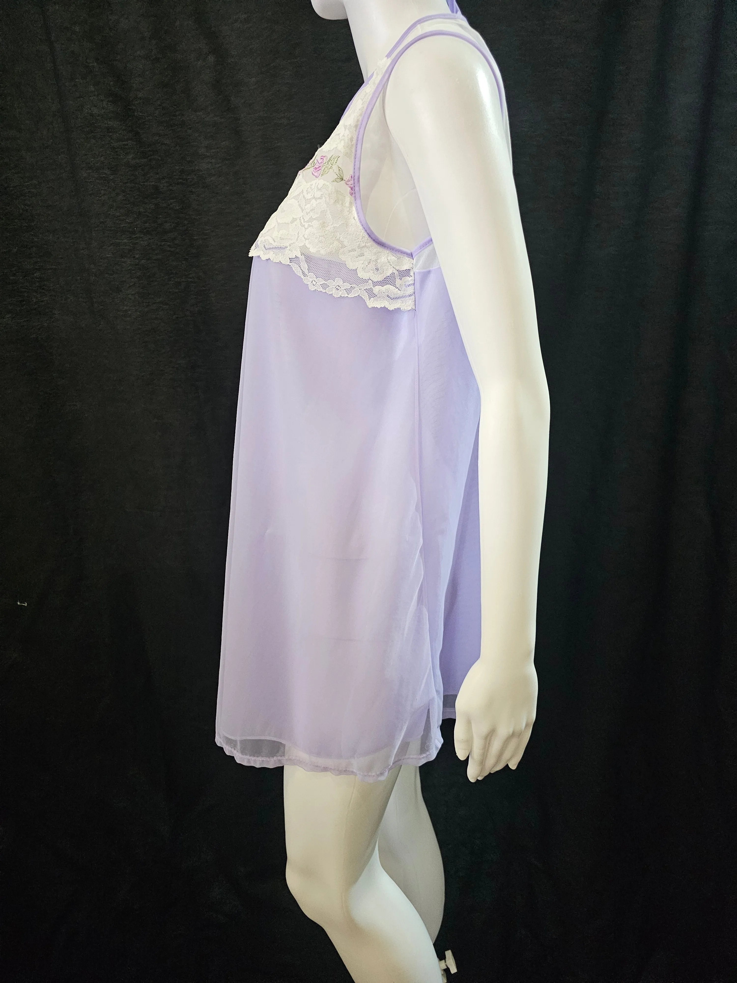 Vintage 1960s pastel purple babydoll by Dorothy Perkins