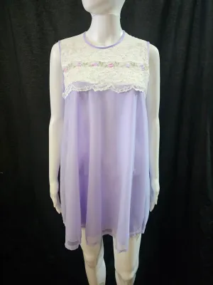 Vintage 1960s pastel purple babydoll by Dorothy Perkins
