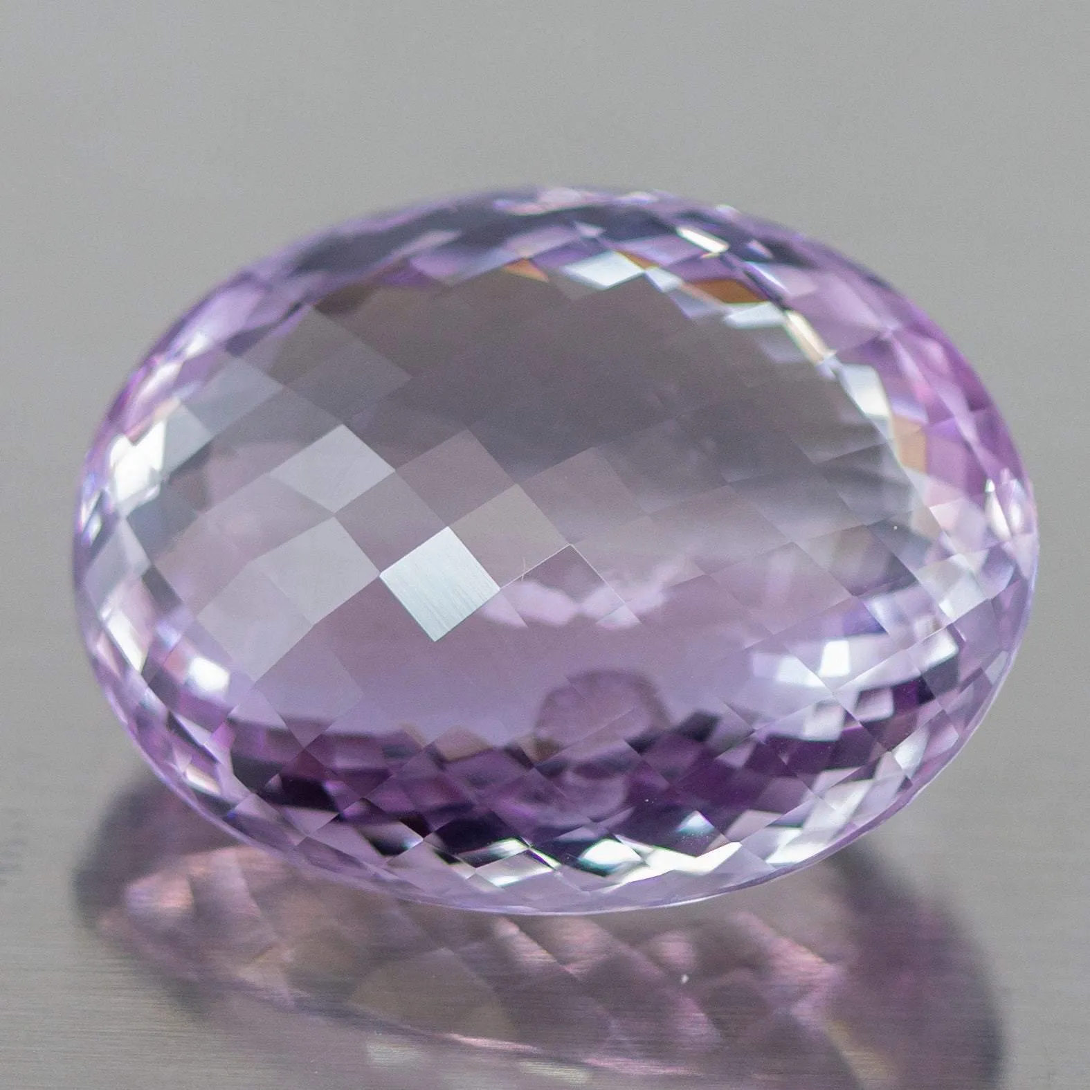 VVS 116 Cts IGLI Certified Rose De France Natural Pink Amethyst Oval Cut Loose Gemstone