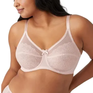 Wacoal Retro‎ Chic Full Figure Underwire Bra,  Rose Dust, Size 36DD, 36E, 855186
