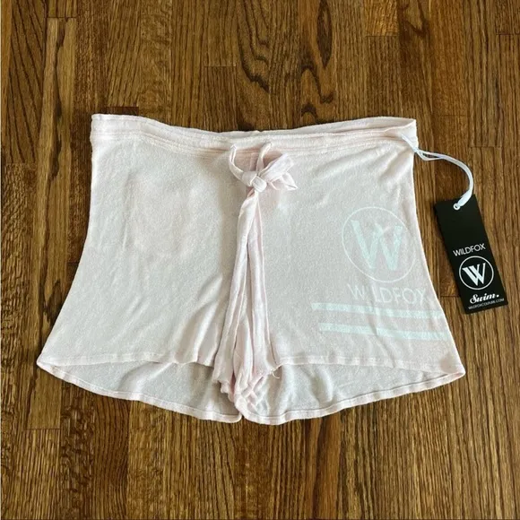 Wildfox Couture Swim Yacht Club Seychelles Shorts in Pink She’ll NWT