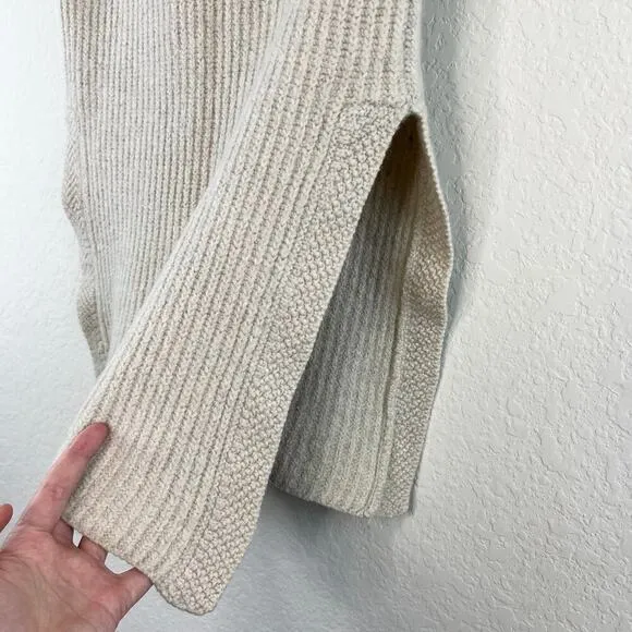 Wilfred by Aritzia Durandal Italian Wool Sleeveless Mock Neck Sweater Size Small