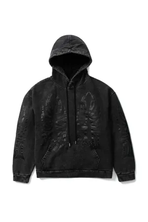 WINGED LOGO HOODED SWEATSHIRT