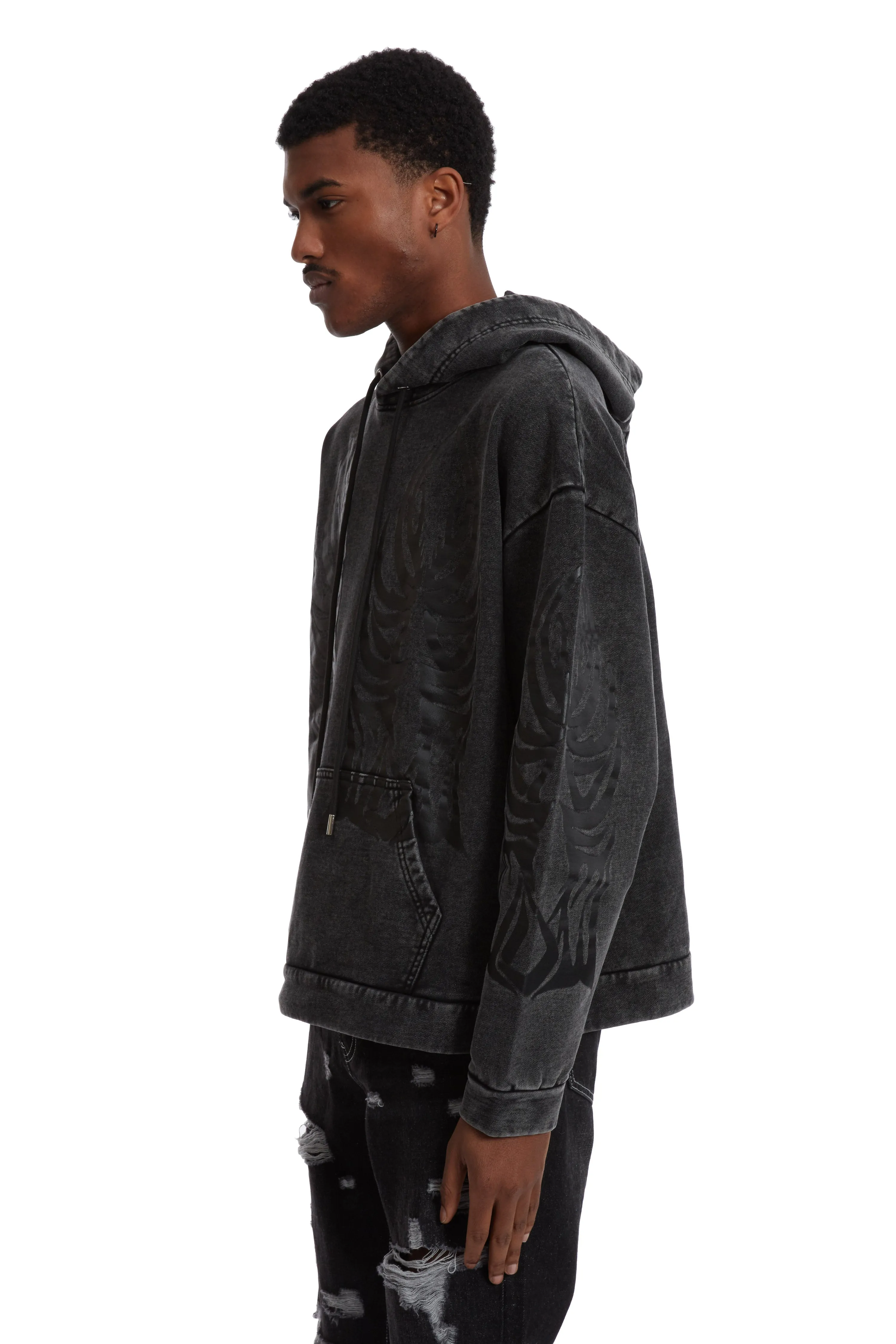 WINGED LOGO HOODED SWEATSHIRT
