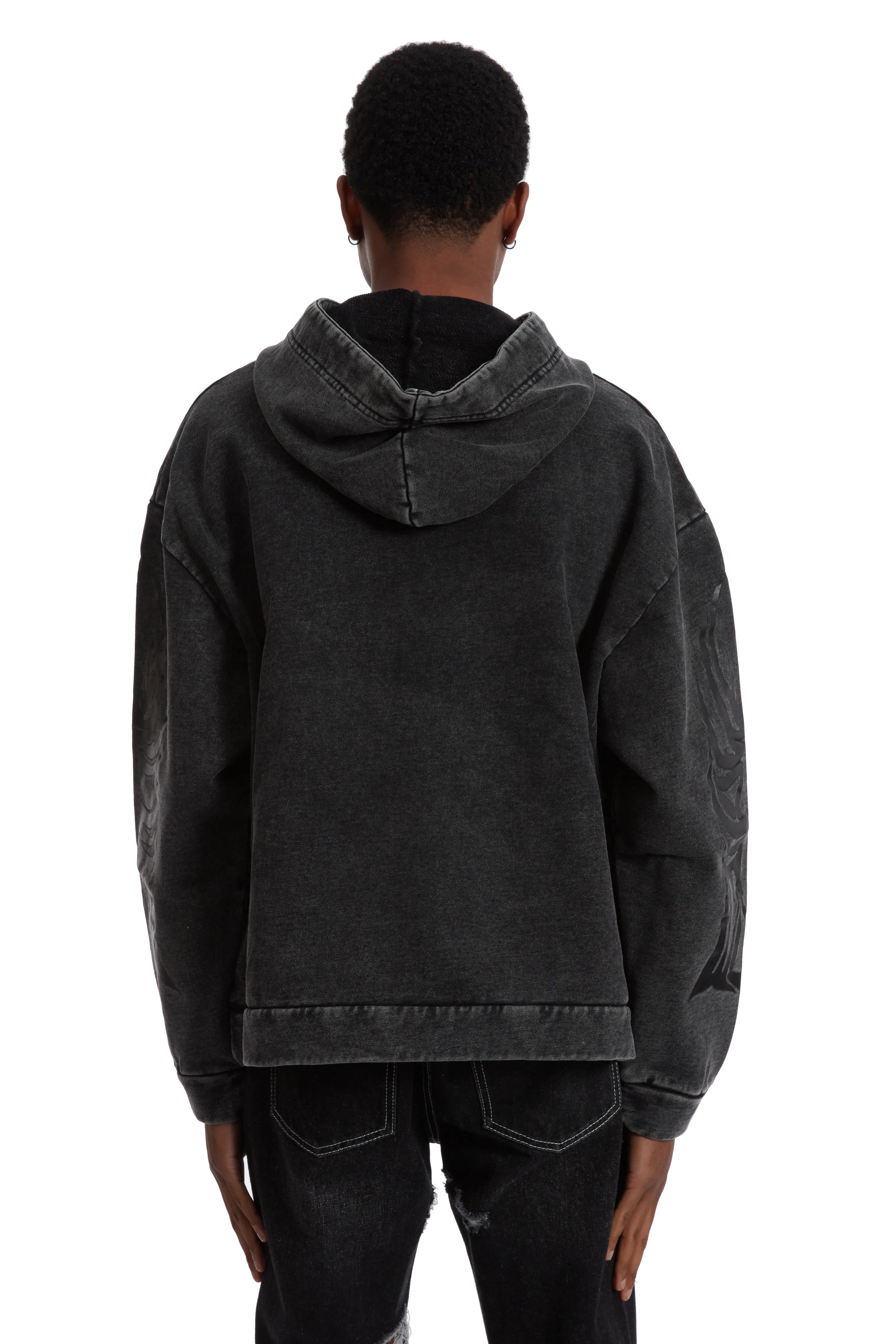 WINGED LOGO HOODED SWEATSHIRT