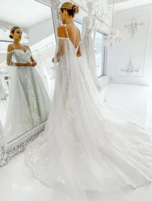 Winnie Couture Size 14 3520 Cornelia Platinum White Gown