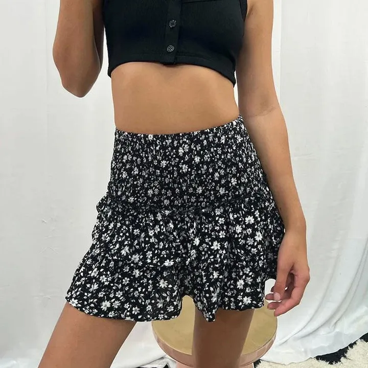 Women's Cotton Maxi Skirt Boho Print