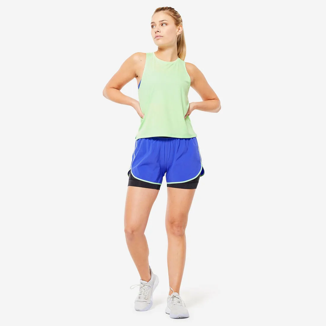 Women's Double Layer Fitness Shorts
