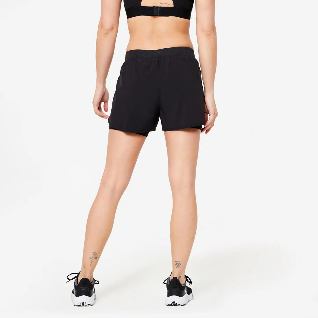 Women's Double Layer Fitness Shorts